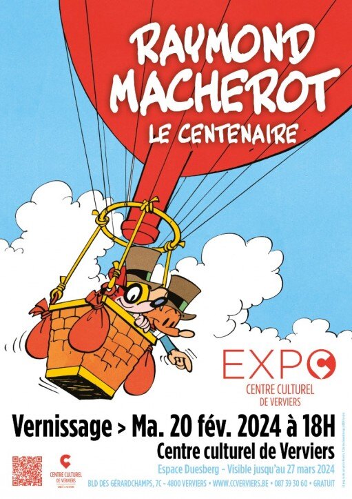 affiche expo raymond macherot