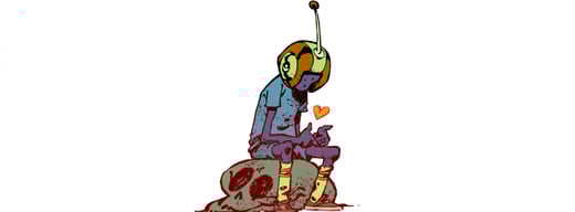 Een veelbelovend stripdebuut: steun Blob & Duck van een jong, opkomend talent