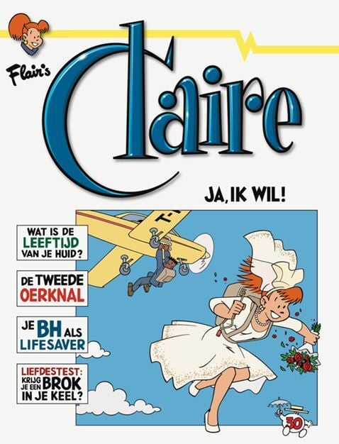 Cover Claire Ja, ik wil!