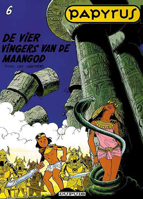 Cover Papyrus De vier vingers van de maangod