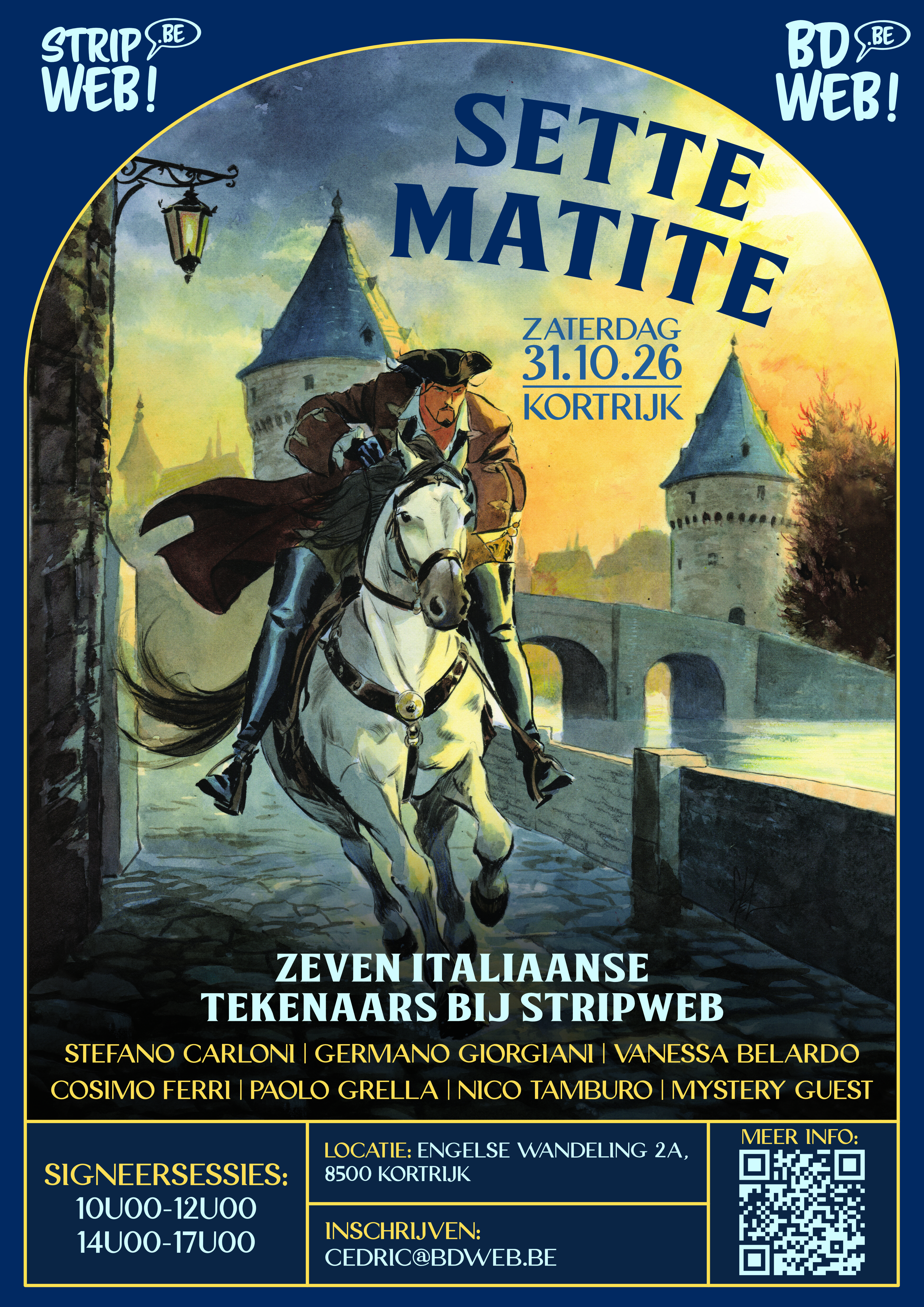 Sette Matite: 7 Italiaanse tekenaars signeren in Kortrijk-featured
