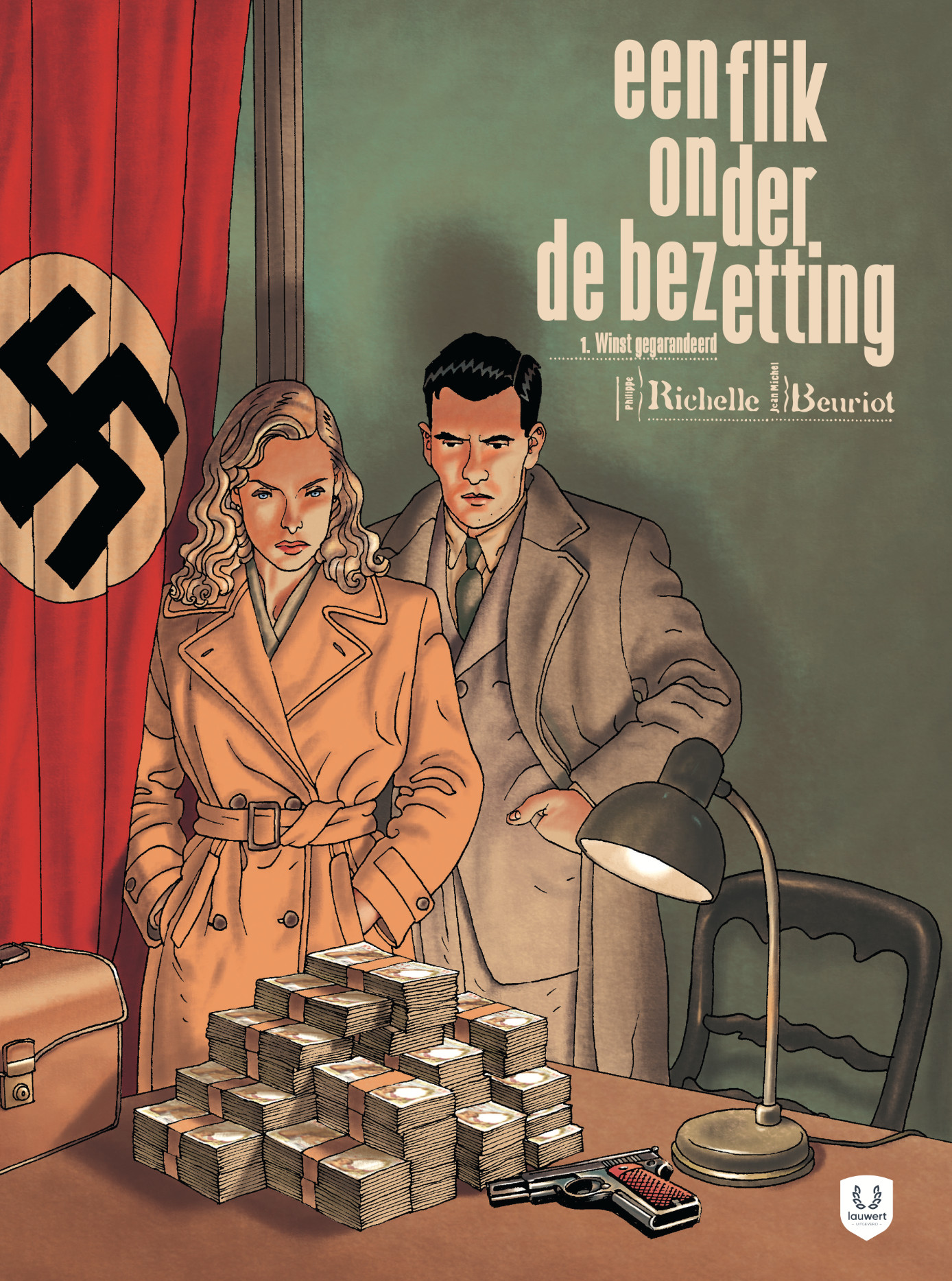 Jean-Michel Beuriot signeert Een flic onder de bezetting bij Stripweb Kortrijk-featured